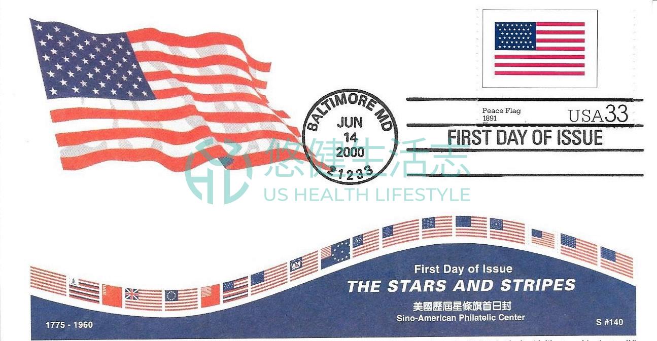 Long May It Wave!         The Story of the American Flag Through Stamps