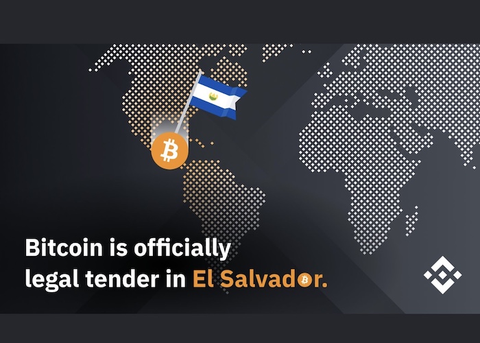 薩爾瓦多將比特幣定為法定貨幣 比特幣暴跌 10%