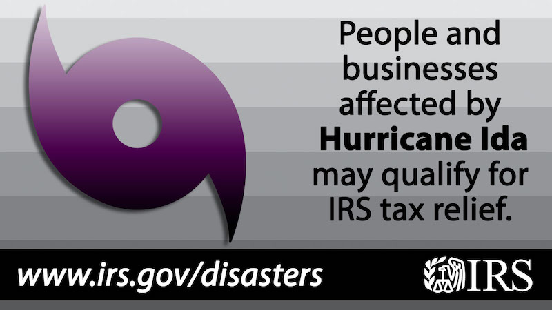 國稅局：颶風艾達的受害者現在可以獲得稅收減免