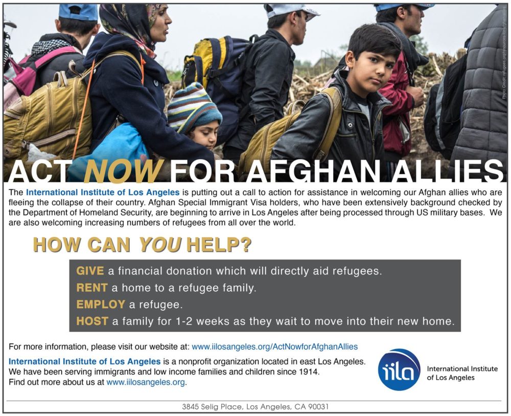 Governor Newsom, Legislative Leadership Take Action to Support Afghan Refugee Arrivals in California 