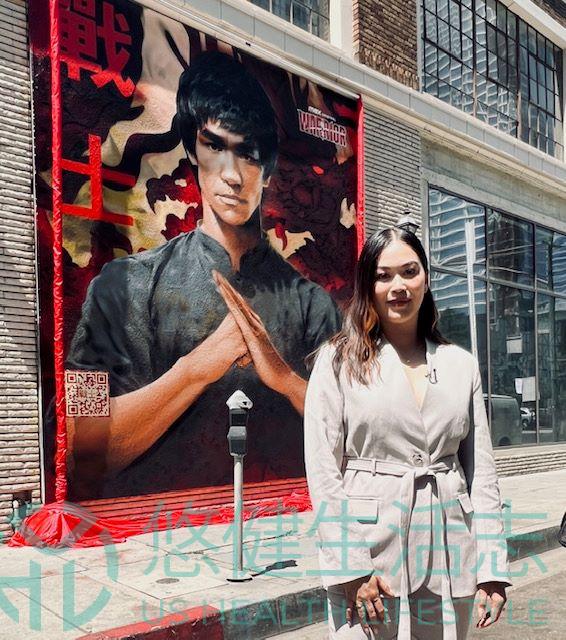 《戰士》第三季開播，李小龍塗鴉墻在洛杉磯市中心揭幕