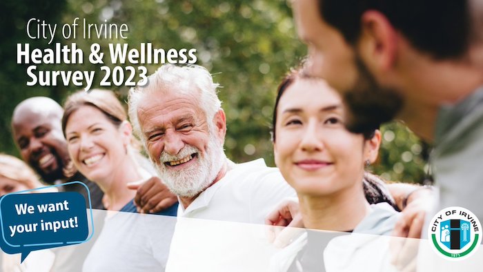 2023年爾灣市健康與保健調查——向所有居民開放