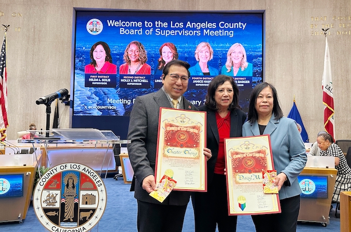 洛杉磯縣政府表彰亞太裔社區傑出貢獻人士