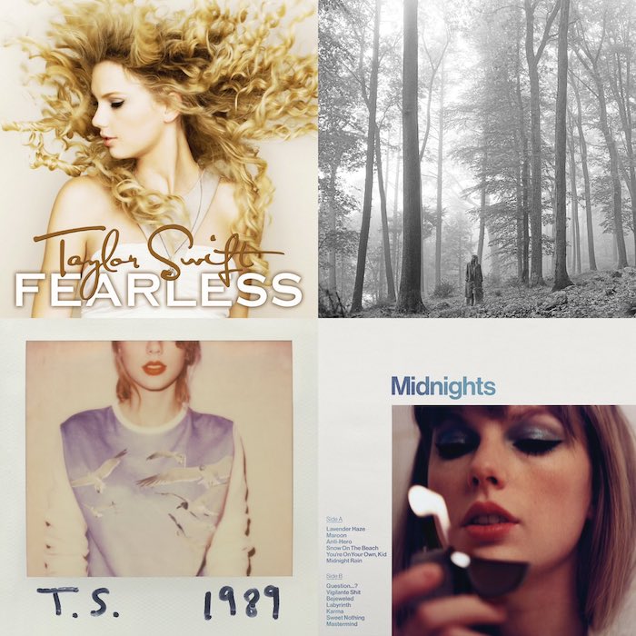 泰勒絲四封葛萊美最佳年度專輯，創造歷史