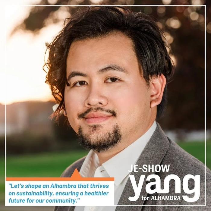 楊杰修(Je-Show Yang)參選阿罕布拉市議員